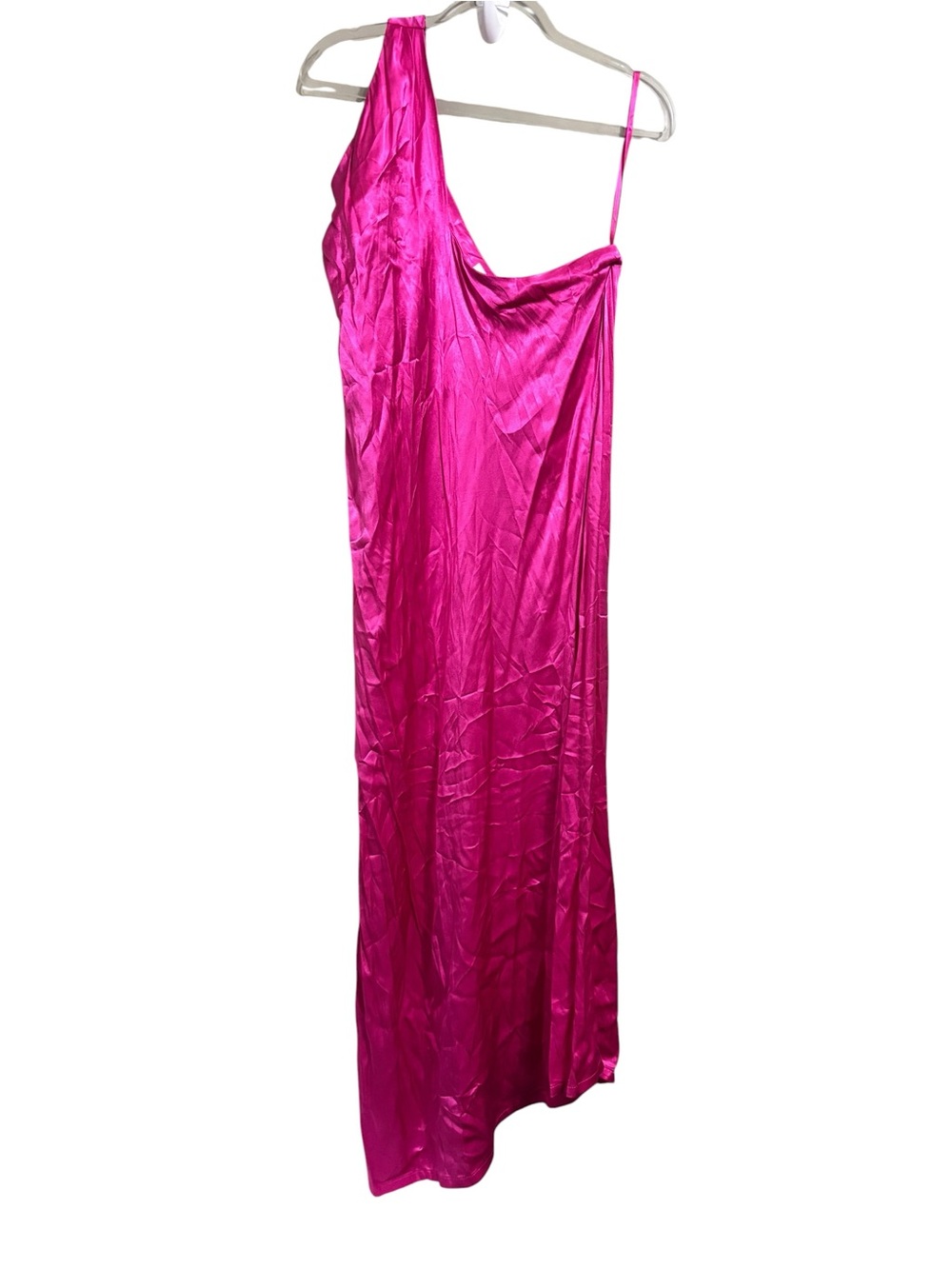 ANTHROPOLOGIE SZ XL Corey Lynn Calter One-Shoulder Dress PINK - Picture 4 of 7